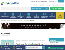 Tablet Screenshot of brasilpostos.com.br